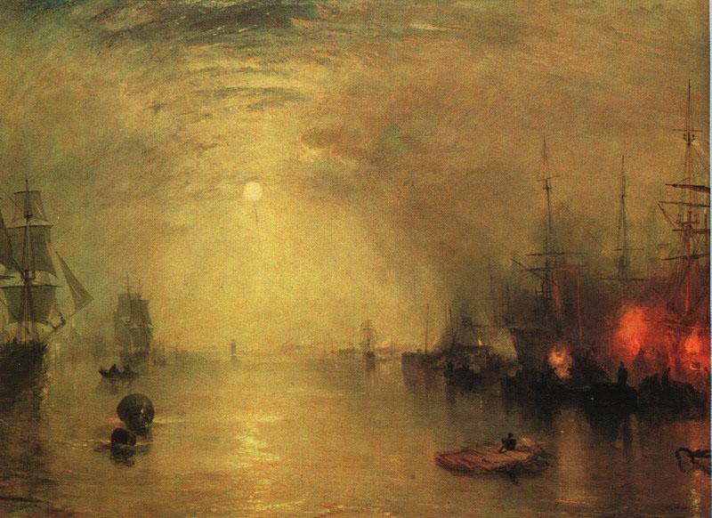 Joseph Mallord William Turner Keelman Heaving in Coals by Night France oil painting art